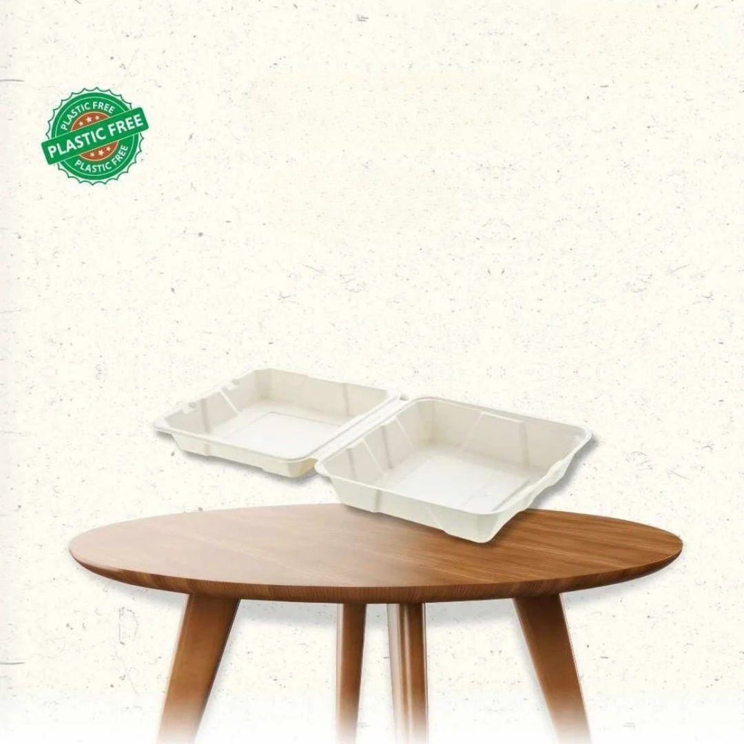 Bagasse Packaging Clamp Shell